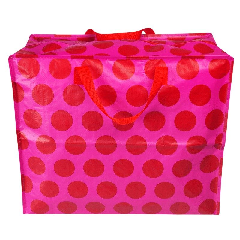 Rex International Red on Pink Spotlight Jumbo Storage Bag 29602 main