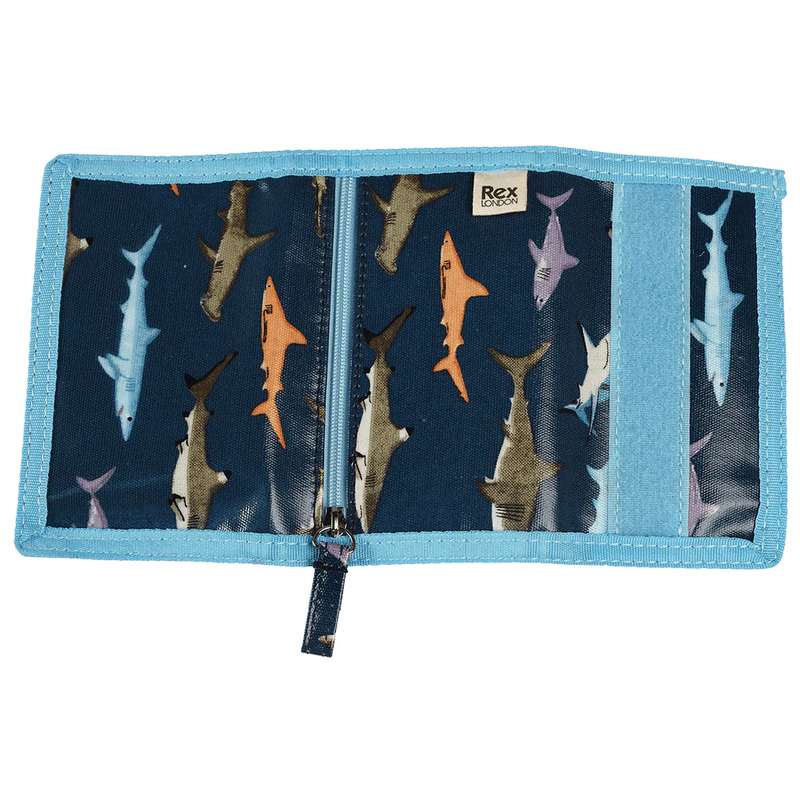 Rex International Sharks Children's Wallet 29773 open outside