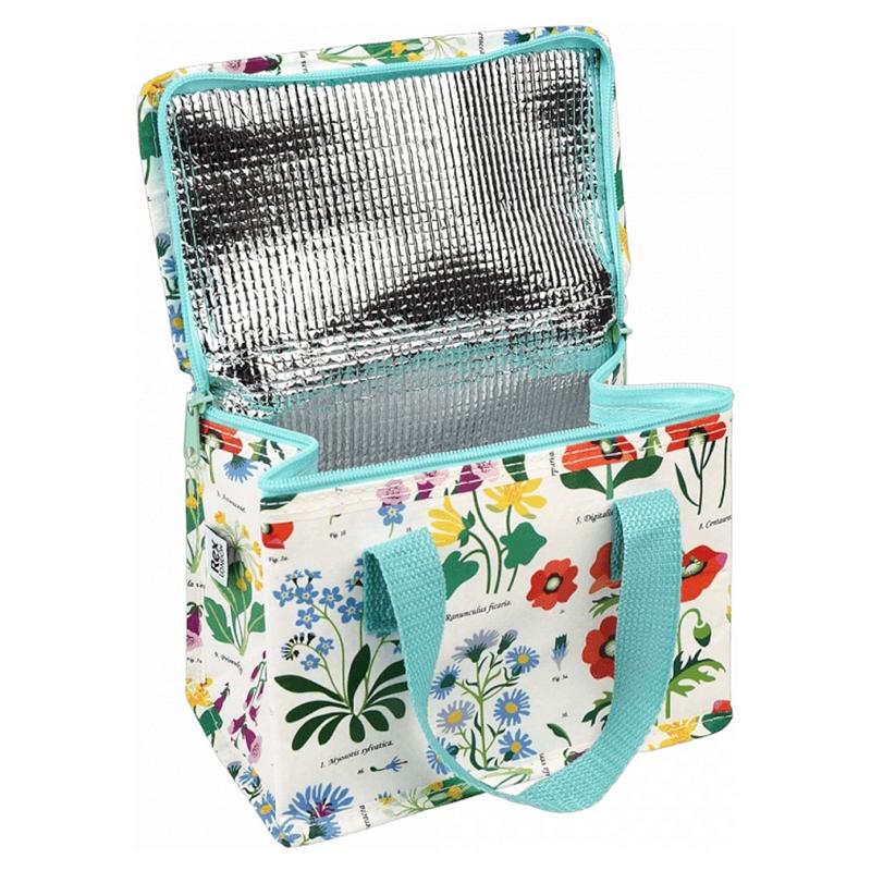 Rex International Wild Flowers Insulated Lunch Bag 29242 open