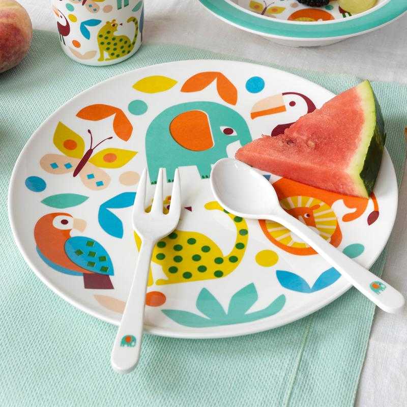 Rex International Wild Wonders Children's Melamine Plate 30907 lifestyle