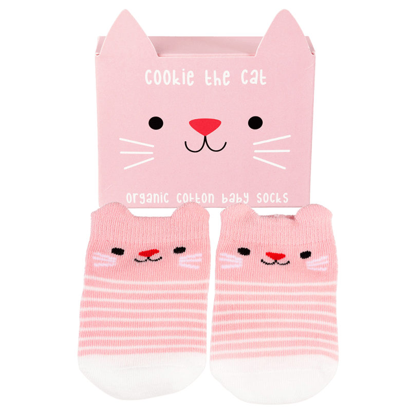 Rex London Cookie The Cat Baby Socks 29101 main