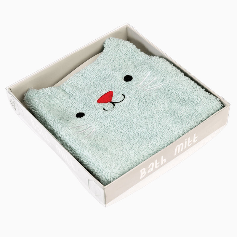 Rex London Cookie The Cat Bath Mitt 27773 in box