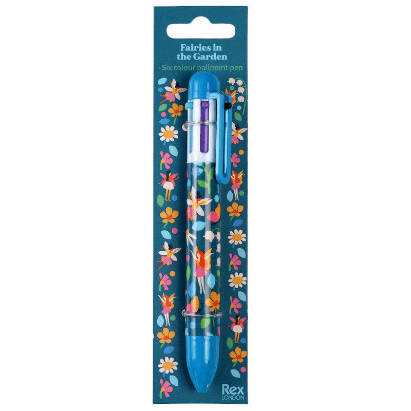 Rex London Fairies In The Garden Six Colour Pen 29754 packaging