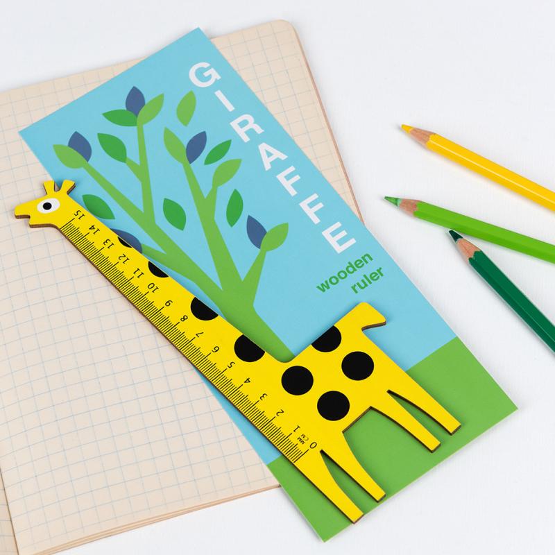 Rex London Giraffe Wooden Ruler 28431 lifestyle