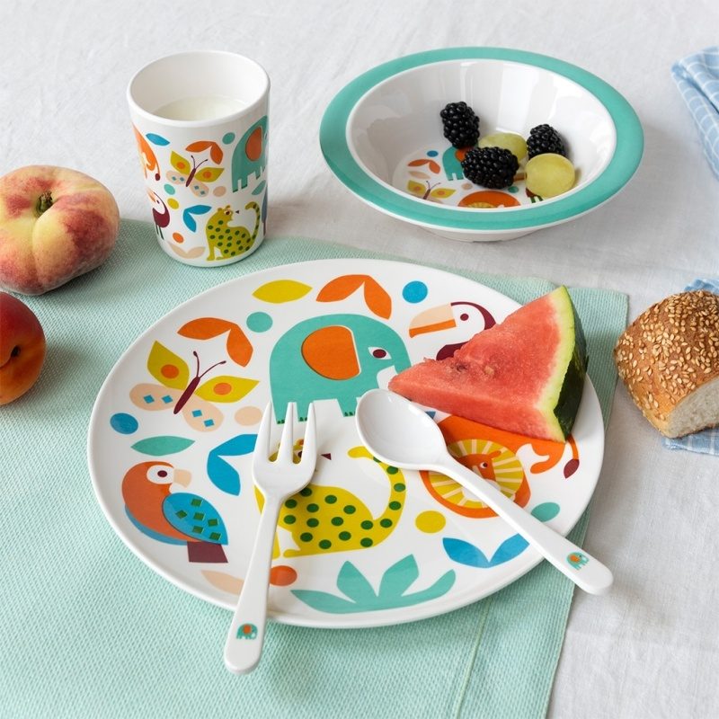 Rex London Melamine Dinner Set Wild Wonders 30783 lifestyle