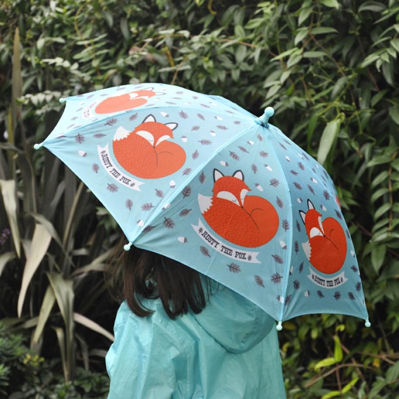 Rex London Rusty The Fox Child's Umbrella 24826 lifestyle