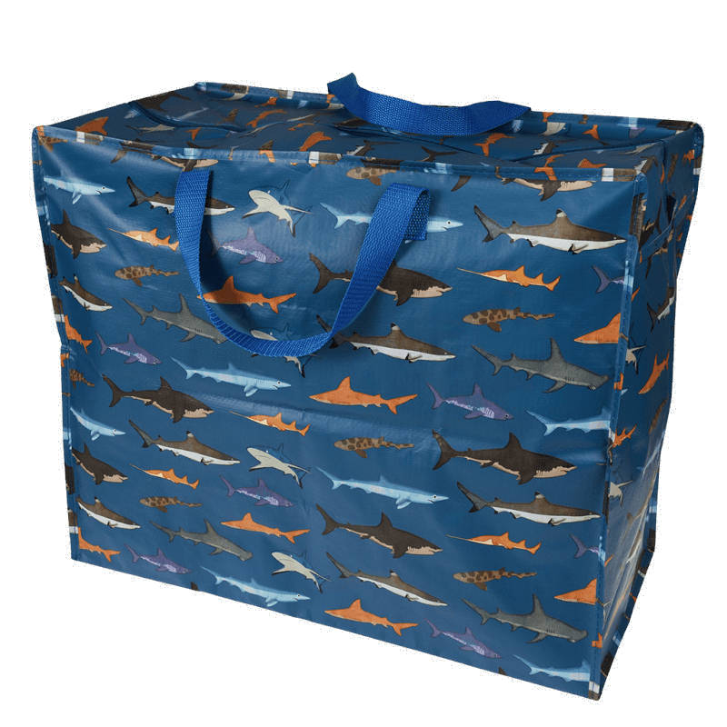 Rex London Sharks Jumbo Storage Bag 29629 rear