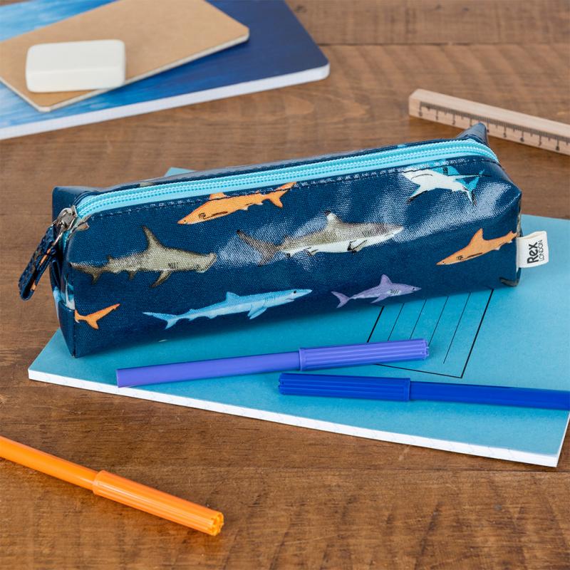 Rex London Sharks Pencil Case 29776 lifestyle