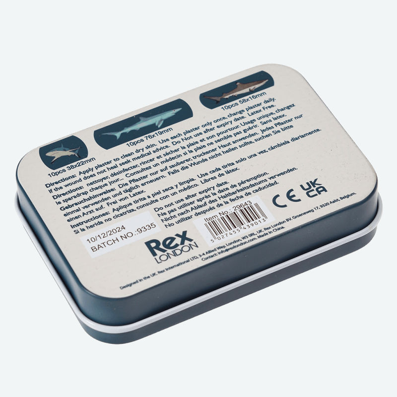 Rex London Sharks Plasters In A Tin 29643 bottom