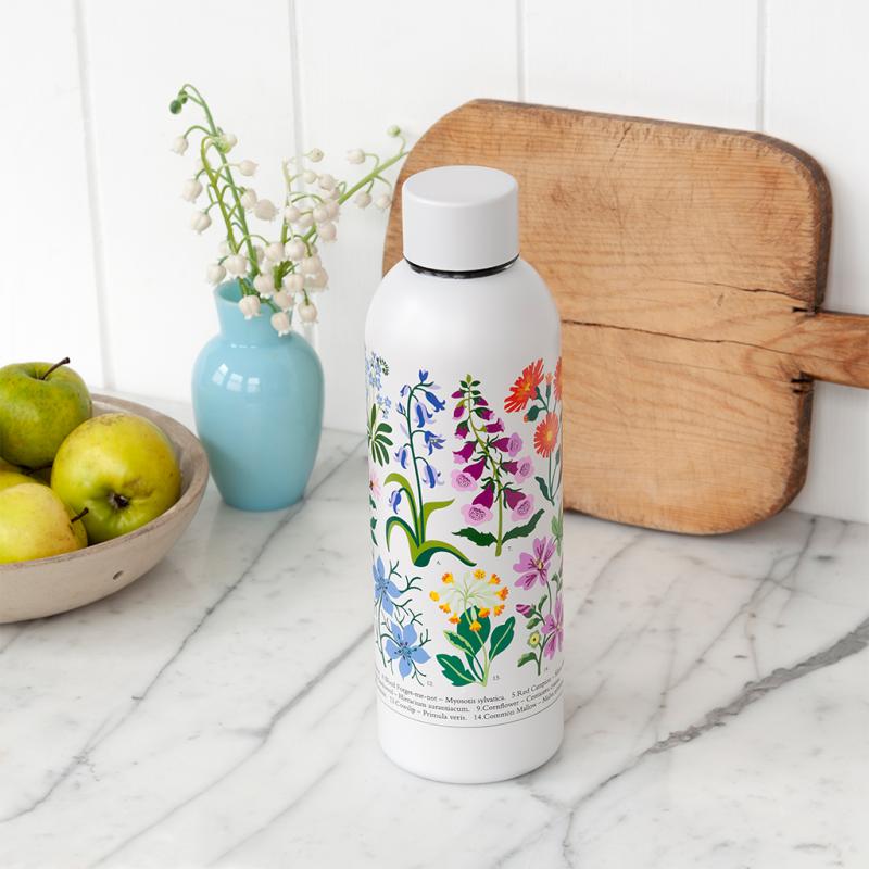 Rex London Wild Flowers Stainless Steel Drinking Bottle 30488 lifestyle
