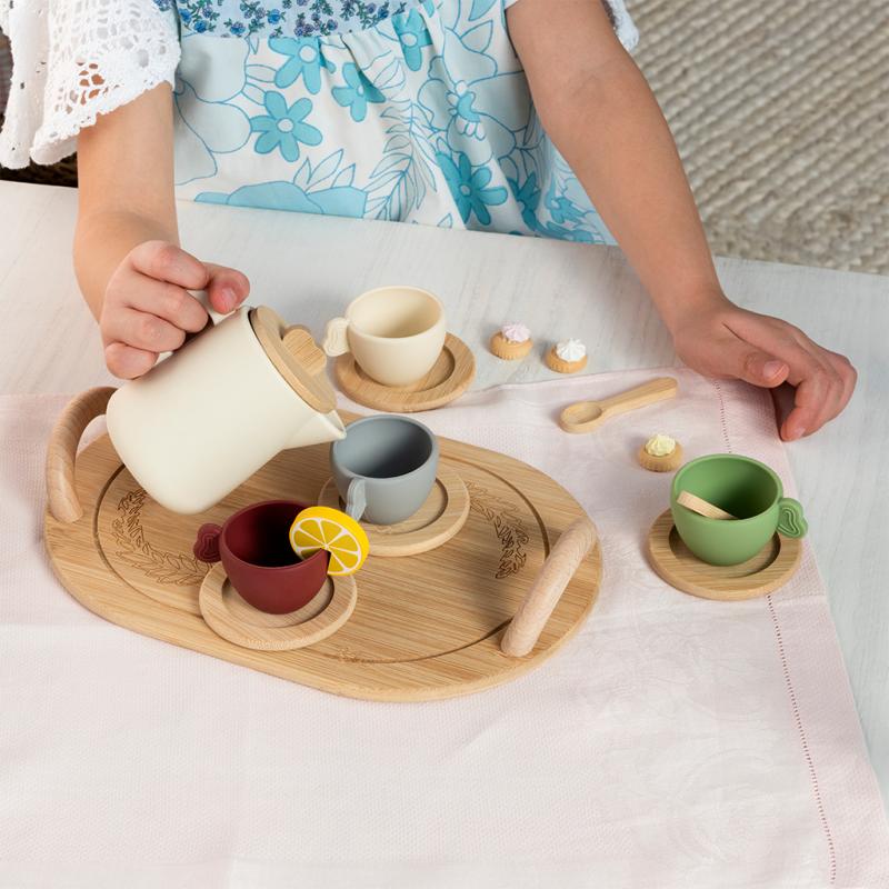 Rex London Wooden Toy Tea Set 31030 lifestyle