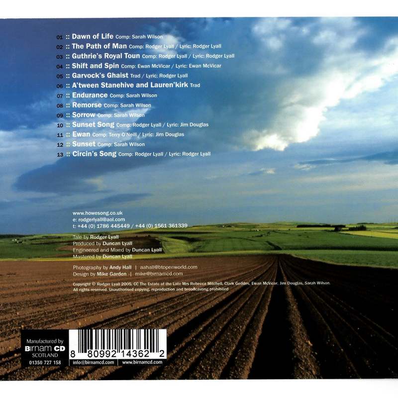 Rodger Lyall A Tale Of The Howe HOWE01CD track list