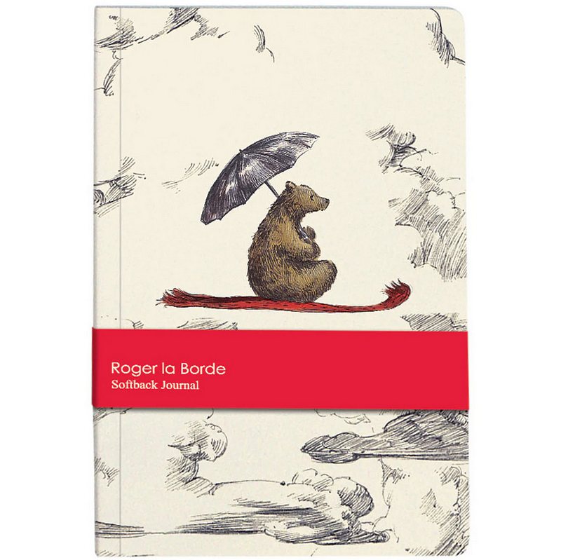 Roger La Borde Flying Bear A5 Softback Journal AMB037 front