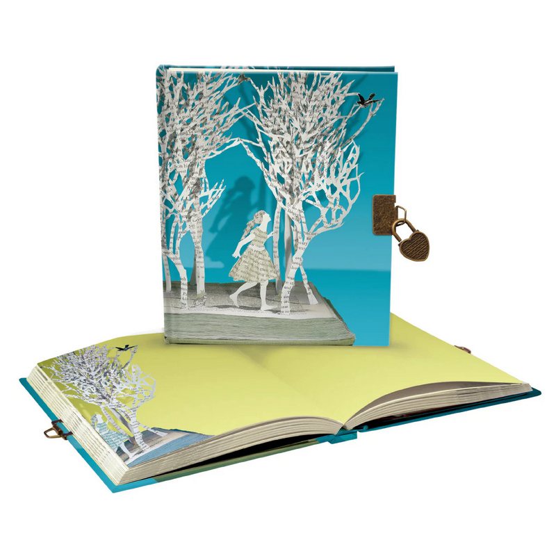 Roger La Borde Girl in Forest  Lockable Notebook ASD032 main