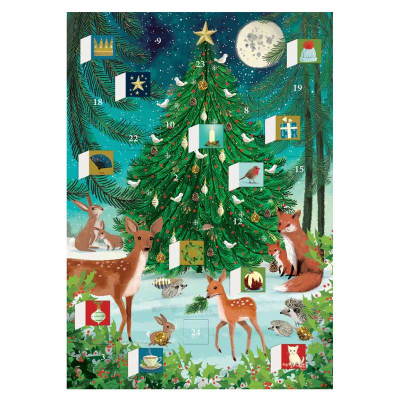 Roger La Borde Heart of the Forest Advent Calendar Greeting Card ACC077 front
