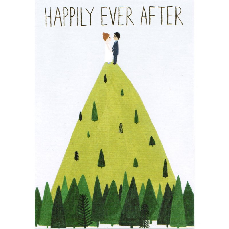 Roger La Borde Hilltop Wedding Card GCN090 front