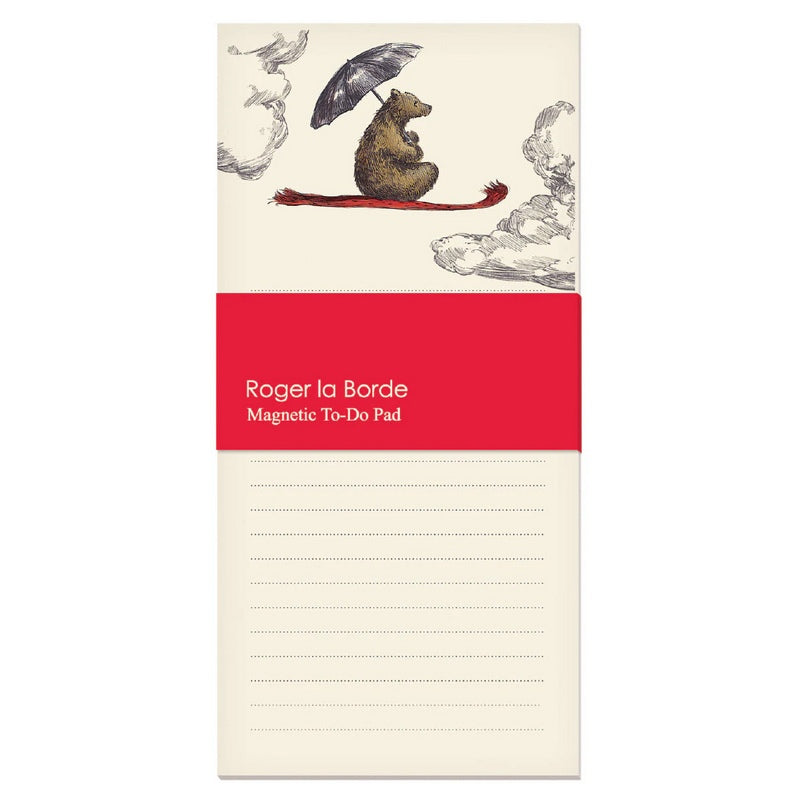 Roger La Borde Magnetic Notepad Flying Bear FM051 front