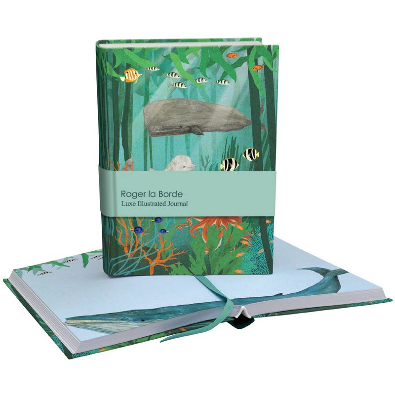 Roger La Borde Whale Song Illustrated Journal AS066 front and inside