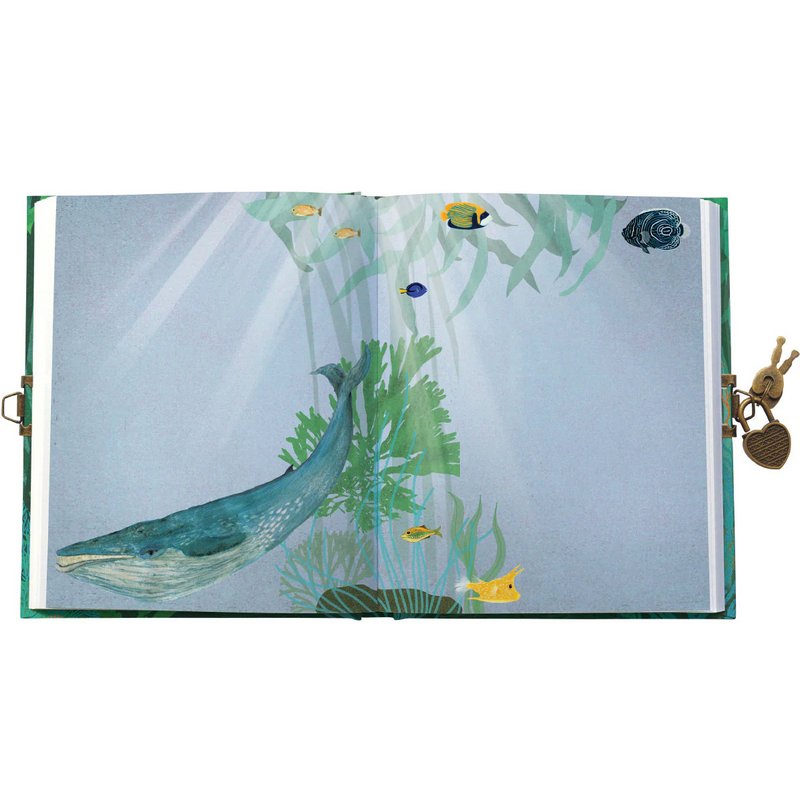 Roger La Borde Whale Song Lockable Notebook ASD031 open1