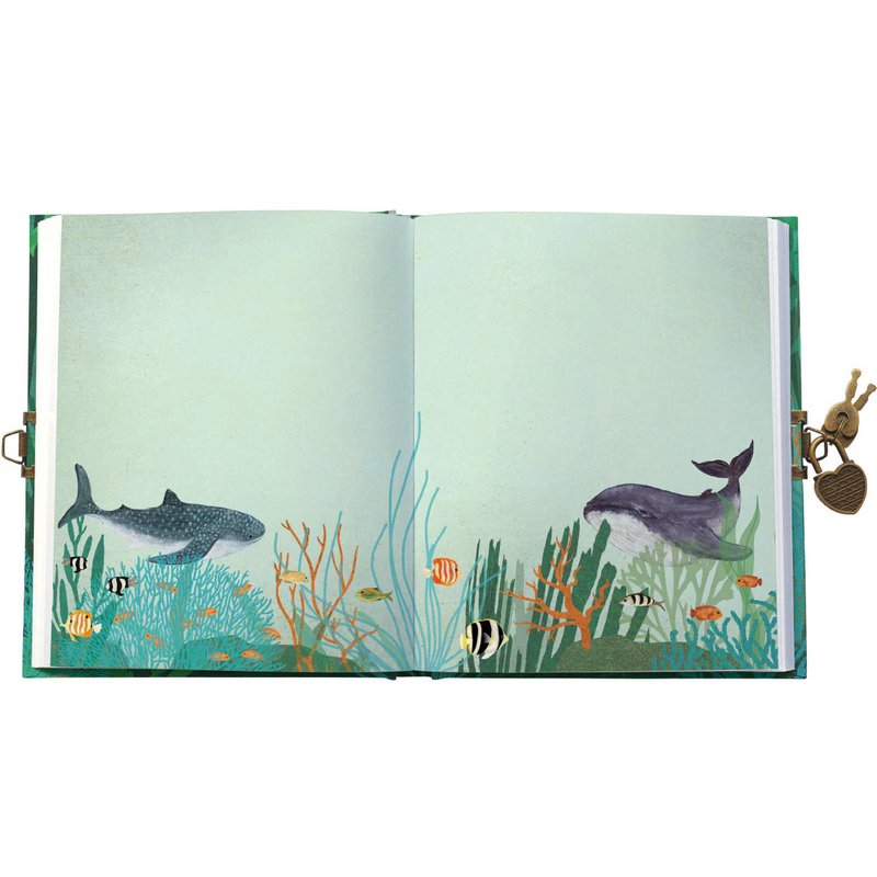 Roger La Borde Whale Song Lockable Notebook ASD031 open2