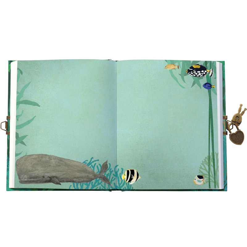 Roger La Borde Whale Song Lockable Notebook ASD031 open4