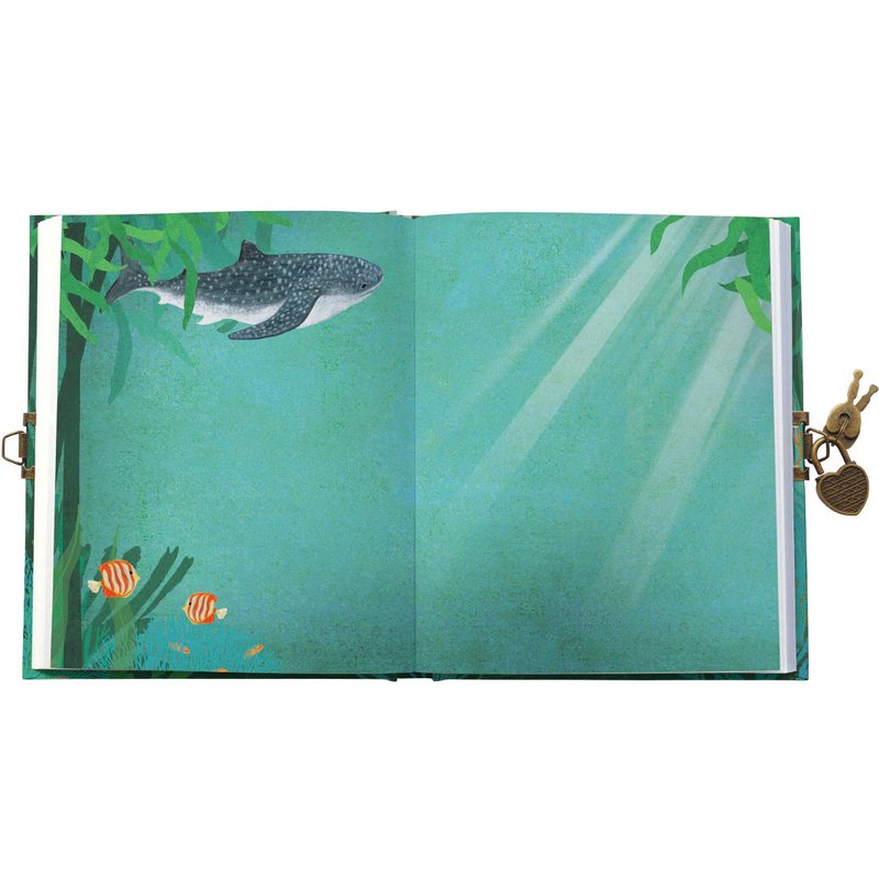 Roger La Borde Whale Song Lockable Notebook ASD031 open8