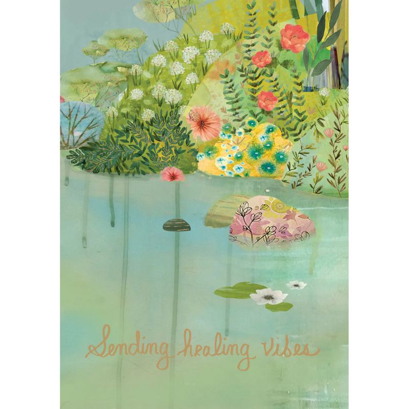 Roger Le Borde Sending Healing Vibes Dreamland Card GC2159 front