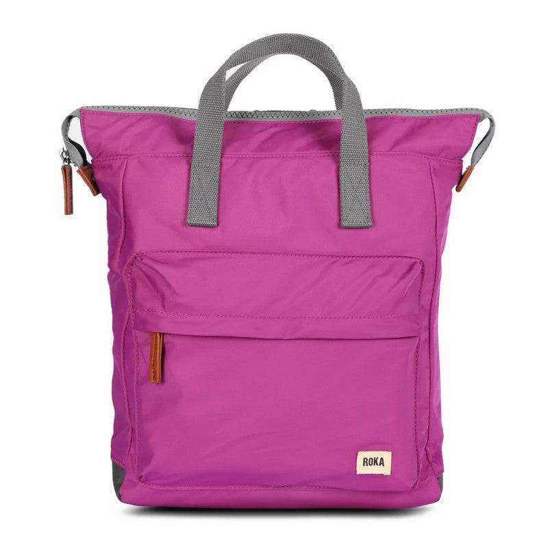 Roka Backpack Bantry B Medium Violet Recycled Nylon BANTBMRNVIO front
