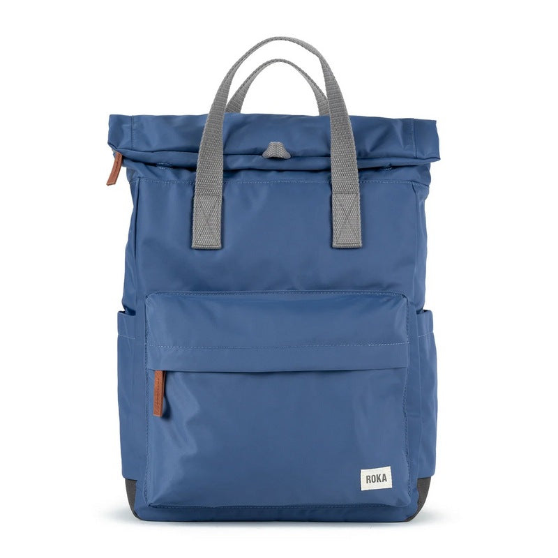 Roka Backpack Canfield B Medium Burnt Blue Recycled Nylon CANFBMRNBBL front