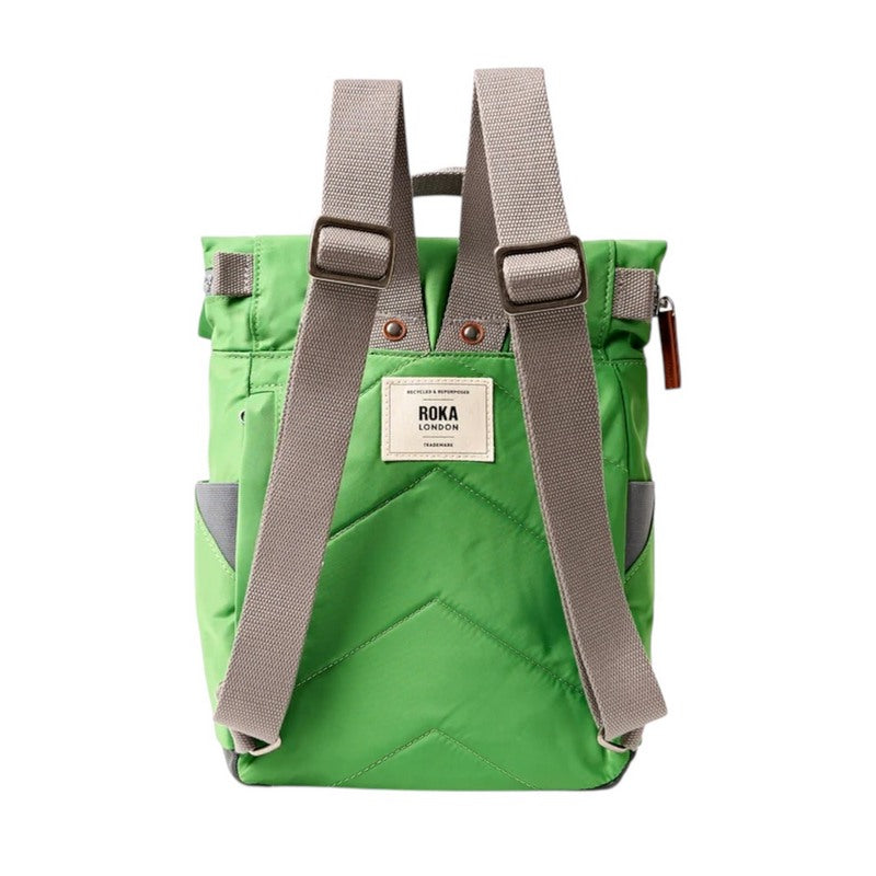Roka Backpack Canfield B Sustainable Small Online Lime rear