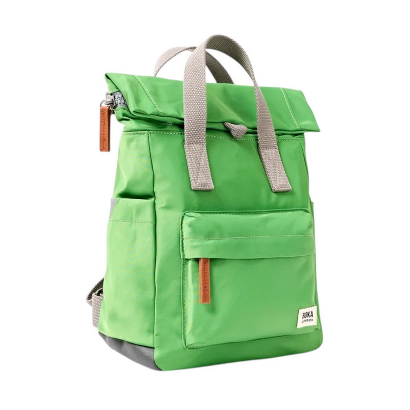 Roka Backpack Canfield B Sustainable Small Online Lime side