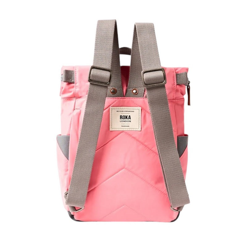 Roka Backpack Canfield B Sustainable Small Pink Lemonade rear