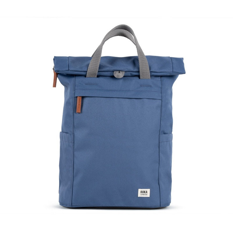 Roka Backpack Finchley A Sustainable Medium Burnt Blue FINCAMRBBL front