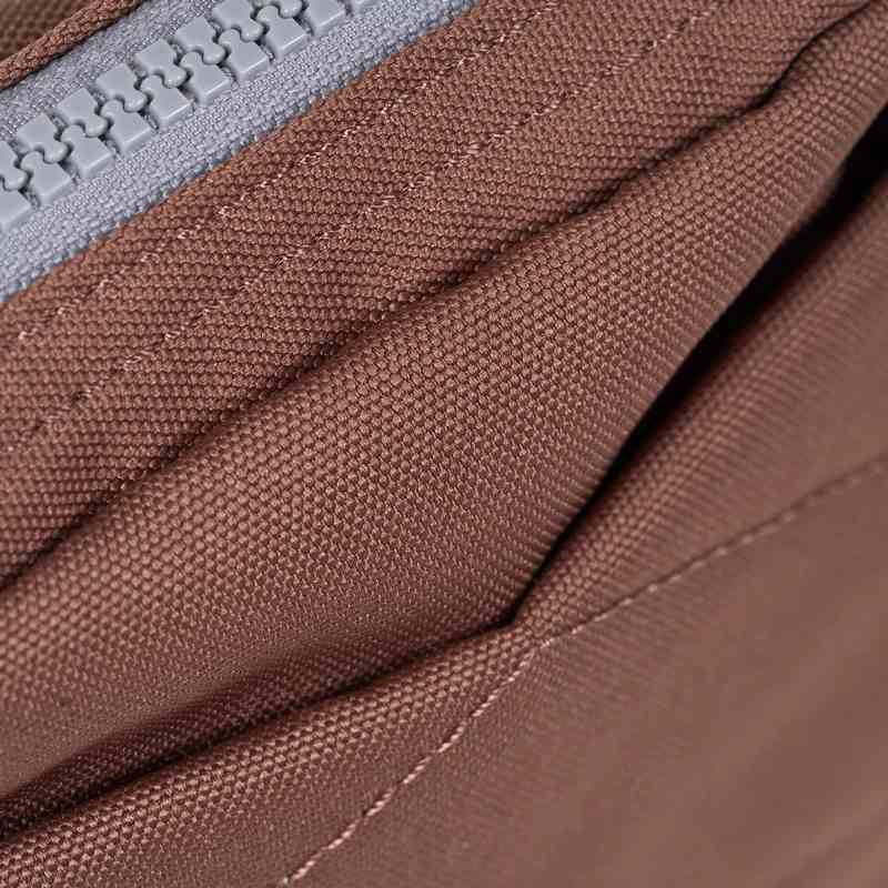 Roka Backpacks Bond Recycled Canvas Cross-body Bag Coco BONDSRCCCO closeup