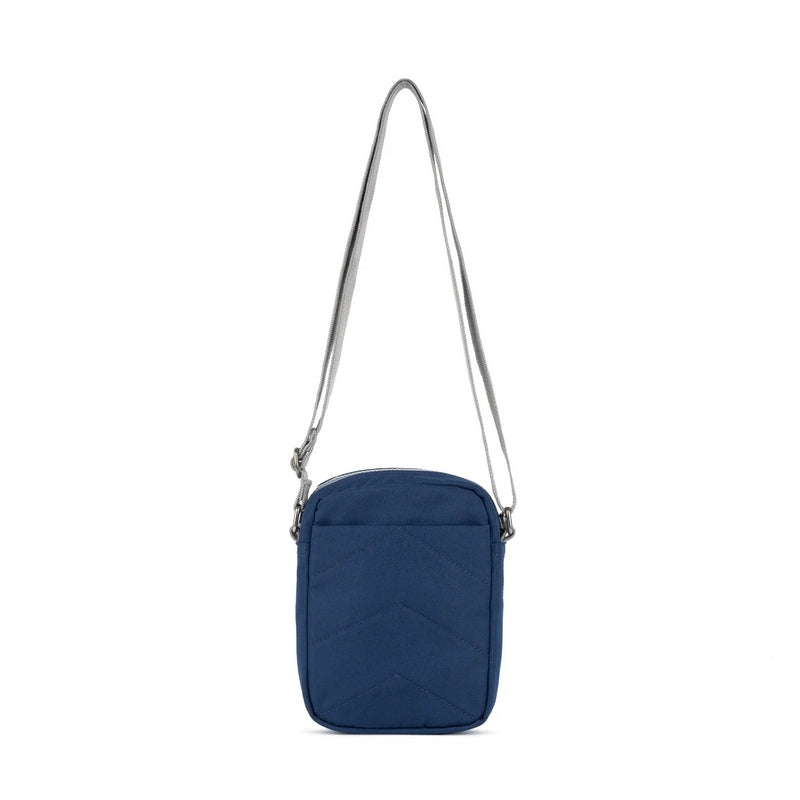 Roka Backpacks Bond Recycled Canvas Cross-body Bag Crisp Blue BONDSRCCCRB back