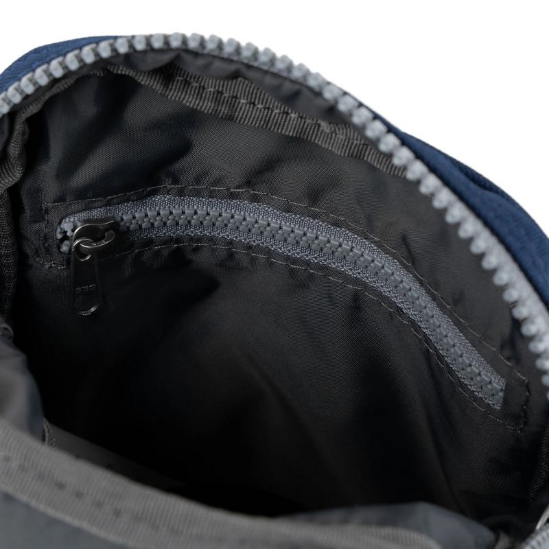 Roka Backpacks Bond Recycled Canvas Cross-body Bag Crisp Blue BONDSRCCCRB interior