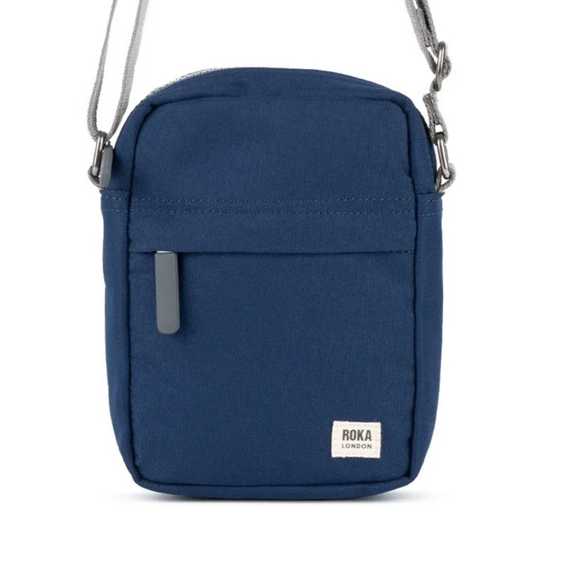 Roka Backpacks Bond Recycled Canvas Cross-body Bag Crisp Blue BONDSRCCCRB main