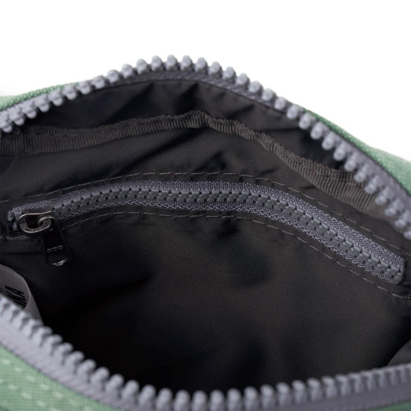 Roka Backpacks Bond Recycled Canvas Cross-body Bag Frost BONDSRCFRO interior