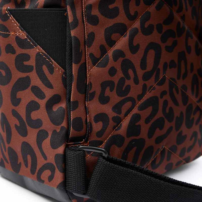 Roka Backpacks Canfield B Sustainable Small Leopard Print CANFBSRCSLP detail