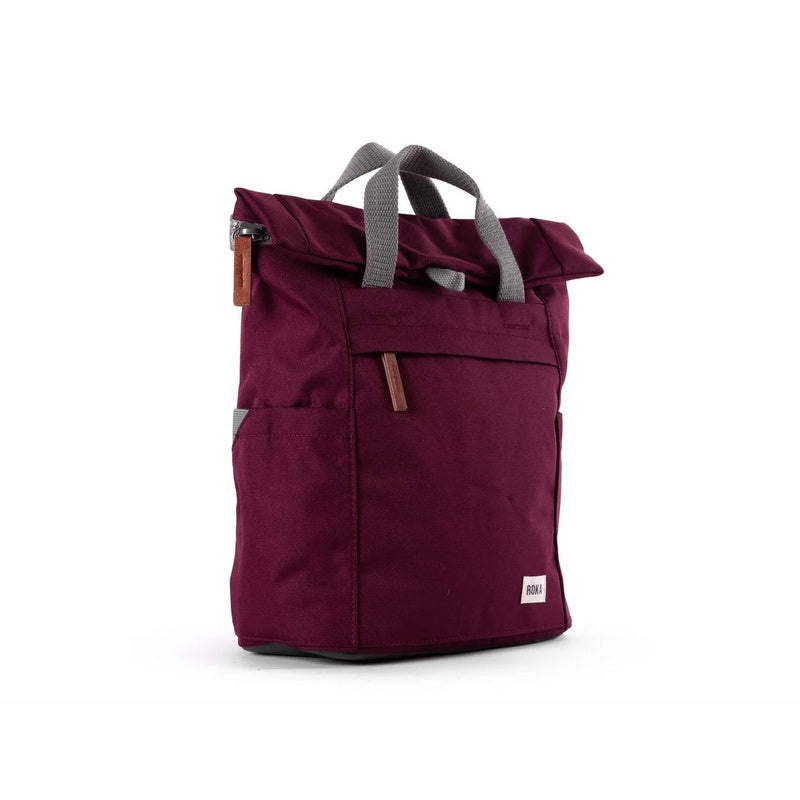 Roka Backpacks Finchley A Sustainable Small Sienna FINCASRSIE side