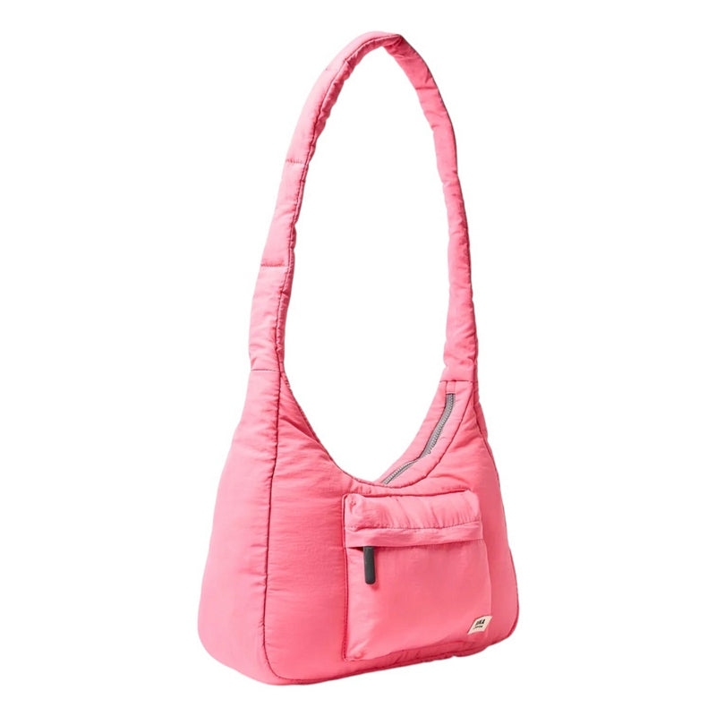 Roka Belsize Taslon Crossbody Medium Pink Lemonade side