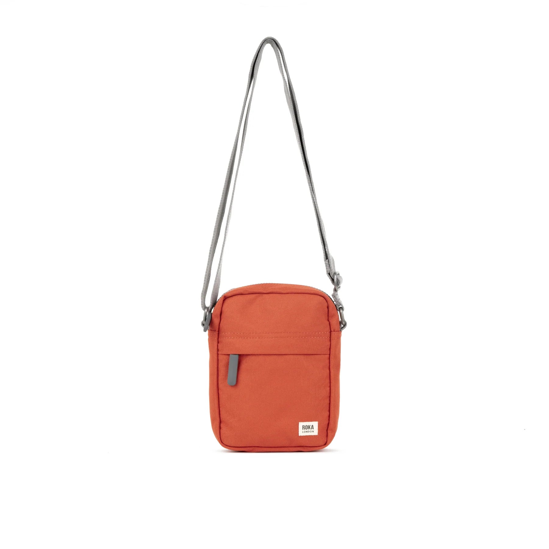 Roka  Bond Recycled Canvas Cross-body Bag Rooibos BONDRCROO front