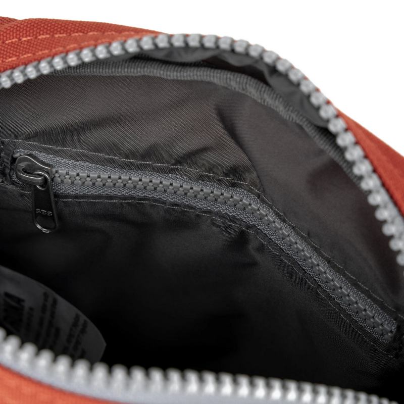 Roka  Bond Recycled Canvas Cross-body Bag Rooibos BONDRCROO inside