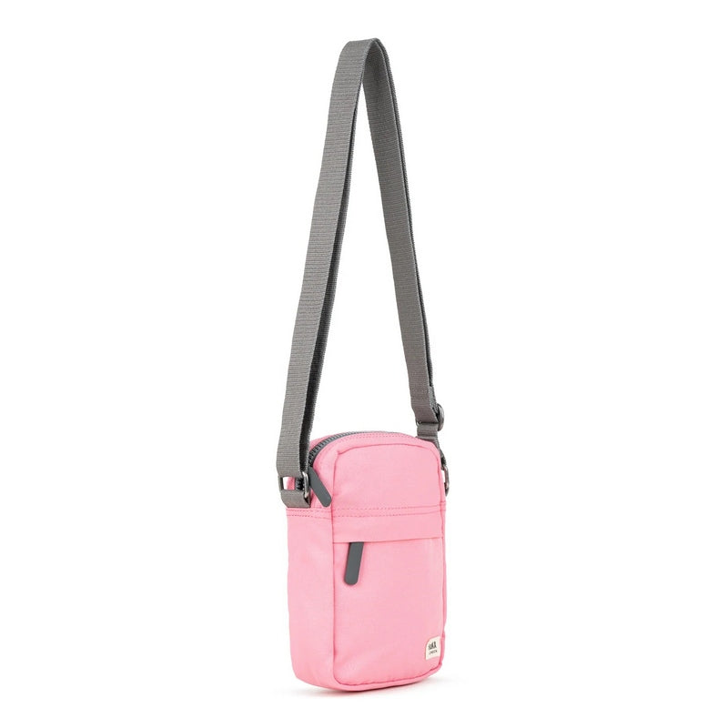 Roka Bond Recycled Canvas Cross-body Bag Rose left side