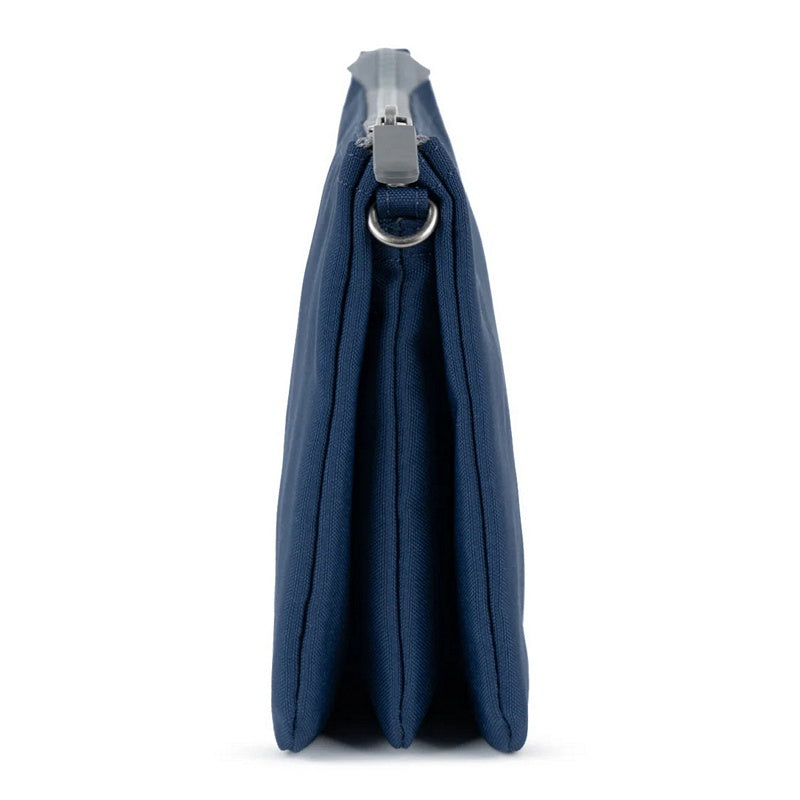 Roka Carnaby Recycled Canvas Cross-body XL Crisp Blue side