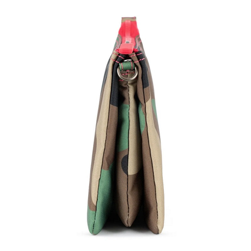 Roka Carnaby Recycled Canvas Cross-body XL Vintage Camo side