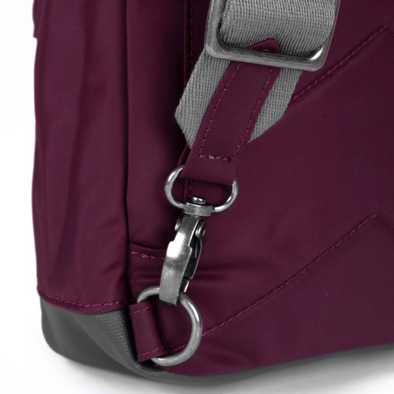 Roka Willesden B Large Crossbody Recycled Nylon bag detail