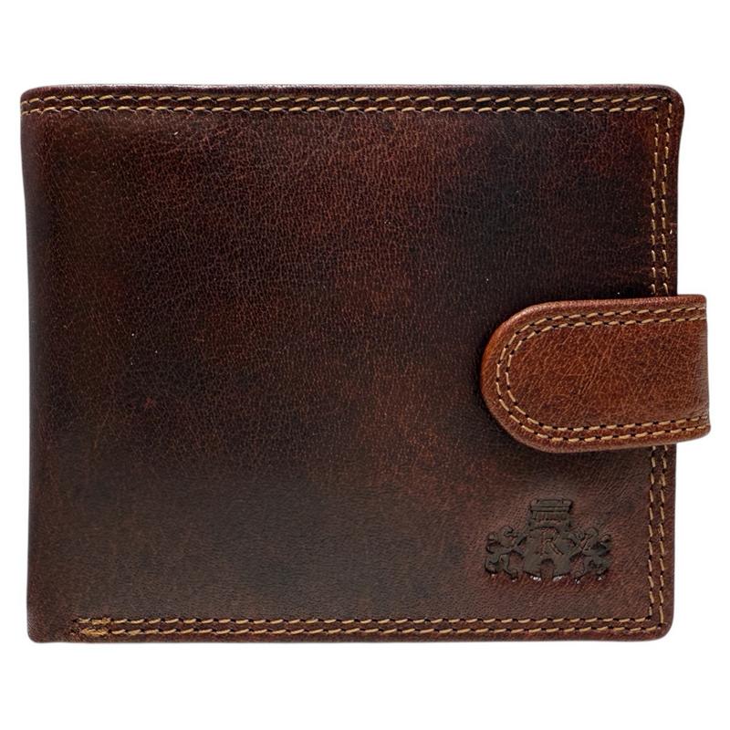Rowallan Of Scotland Lancaster Sandal Flip Up RFID Wallet front