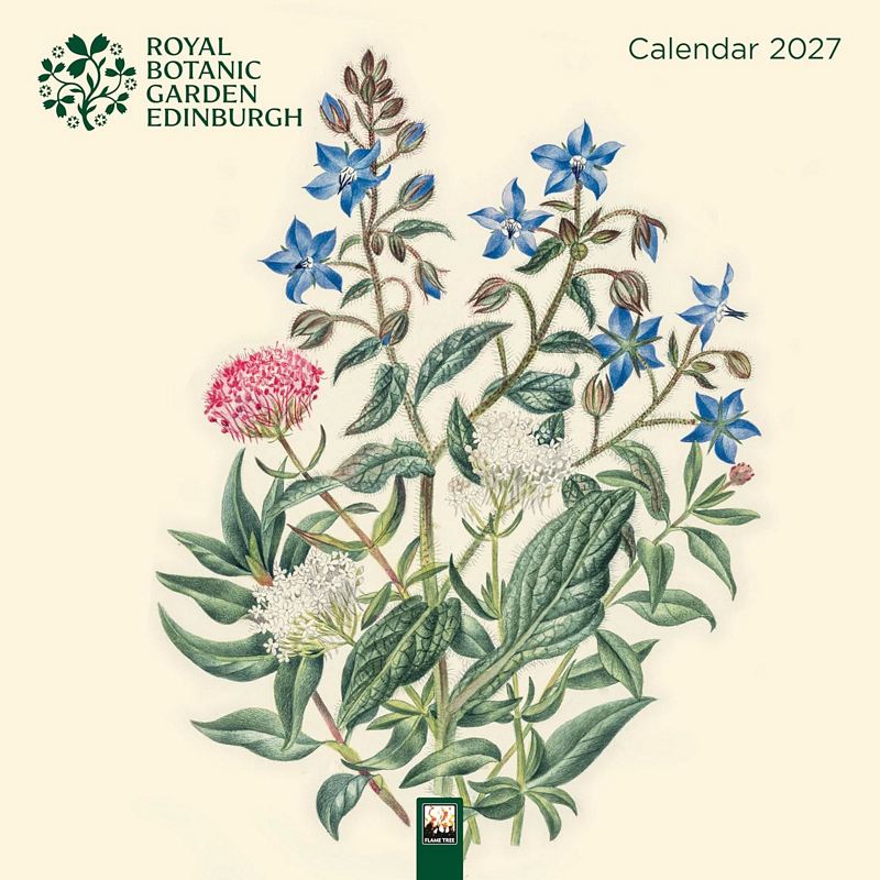 Royal Botanic Garden Edinburgh Wall Calendar 2027 front