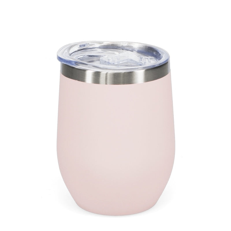 Rubber Coated Travel Cup Pink 30928 front